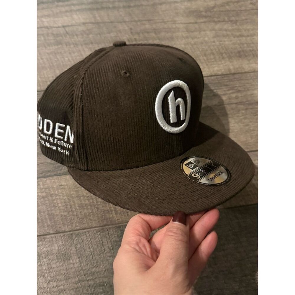 Hidden NY x New Era 9FIFTY Snapback Hat Brown Corduroy Unisex Adjustable